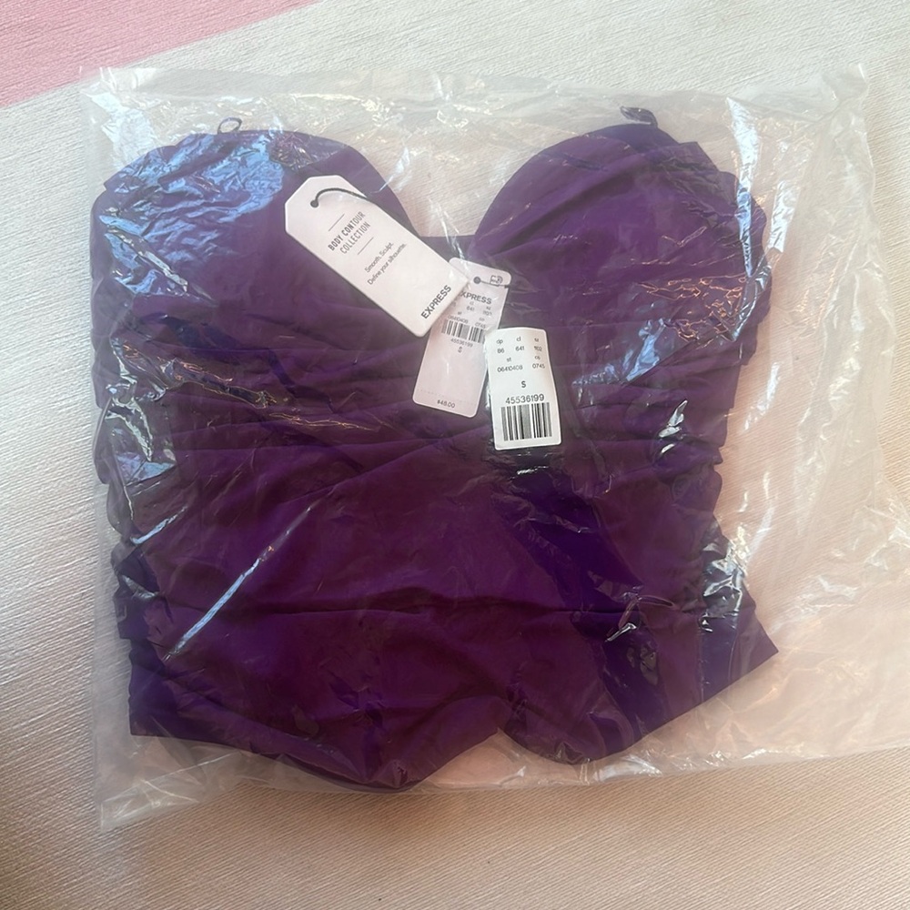 NWT Express purple tube top. Size small